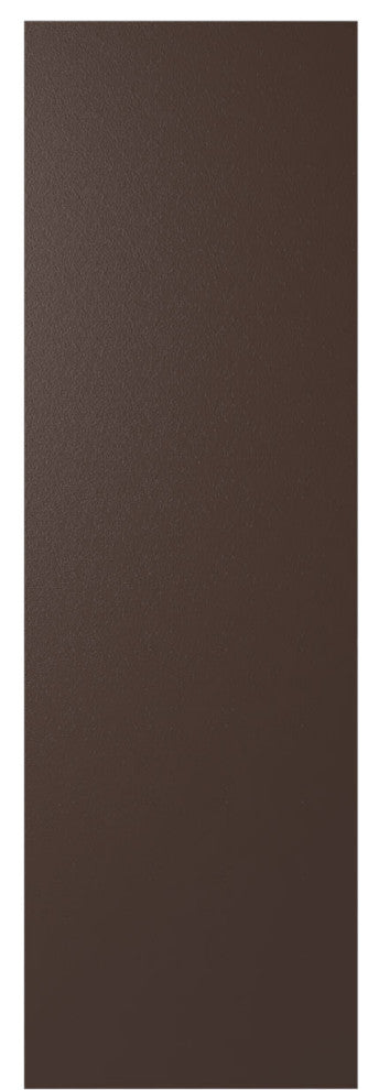 15"W True Fit PVC Single X-Board Farmhouse, Raisin Brown, 60"H