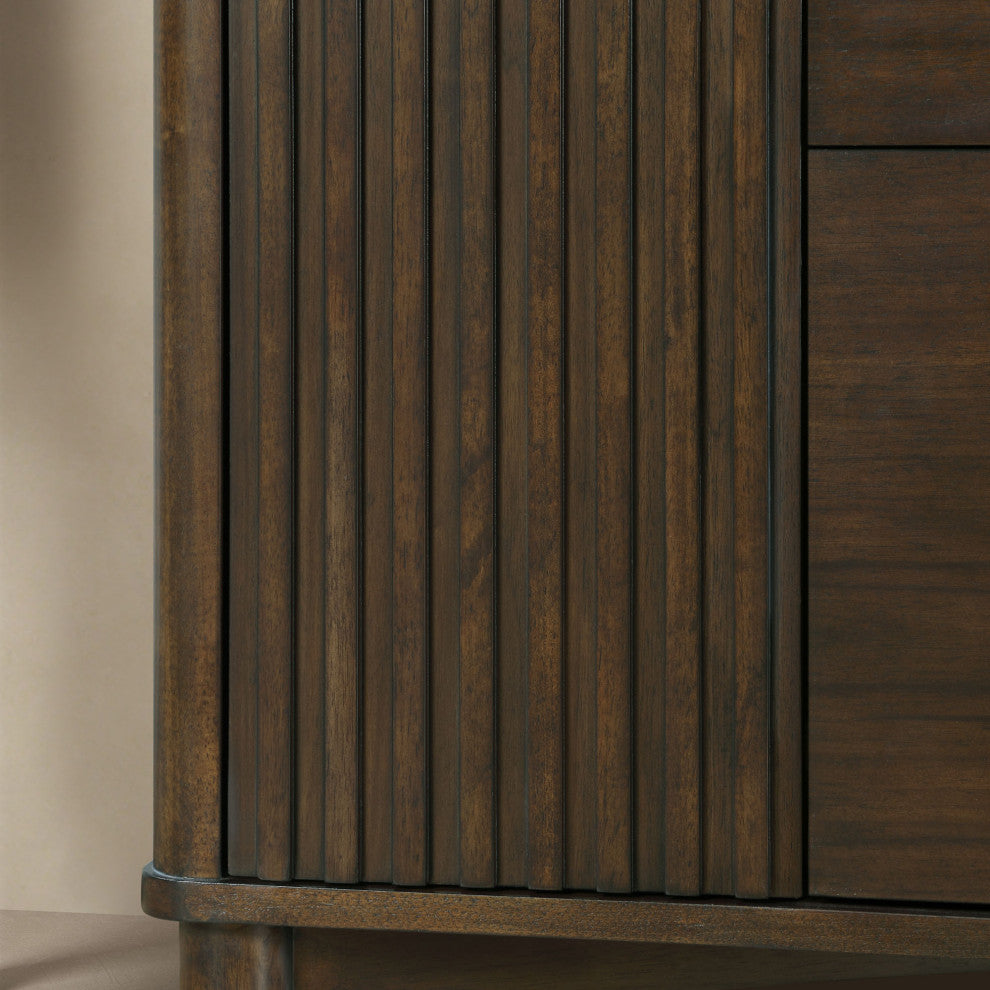 OVE Decors Gabi Single Sink Bathroom Vanity, Dark Walnut, 42", Single Sink