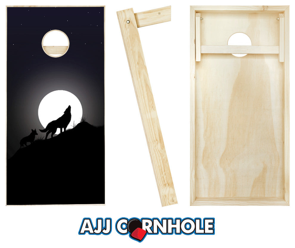 Wolf Cornhole Set