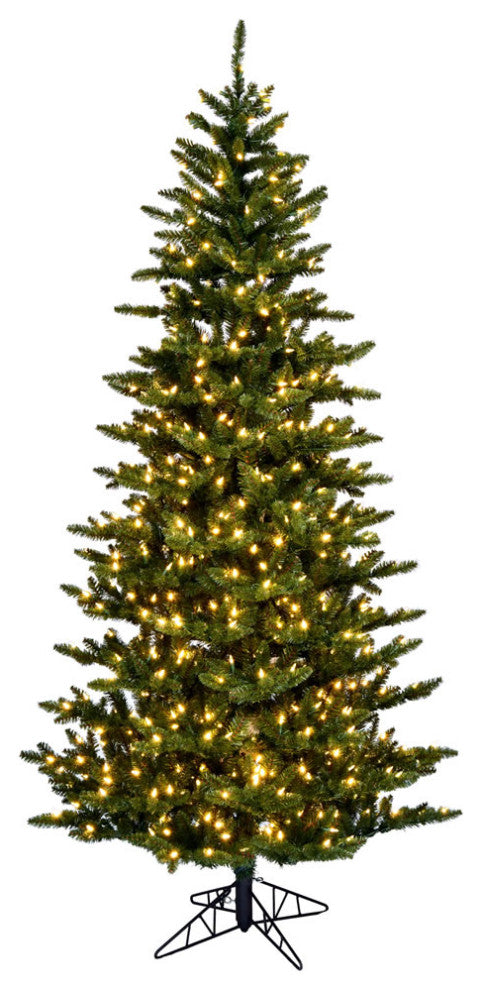 Vickerman Natural Fraser Fir Slim Artificial Christmas Tree