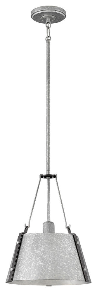 Hinkley Lighting 3397 Cartwright 1 Light 11-1/2"W Pendant - Rustic Brass