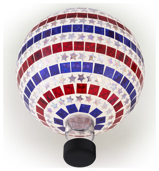 Patriotic Stars and Stripes Gazing Globe Flag Pattern