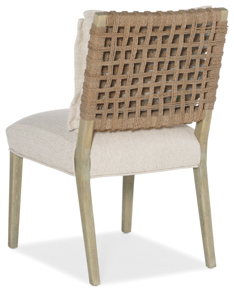 Surfrider Woven Back Side Chair