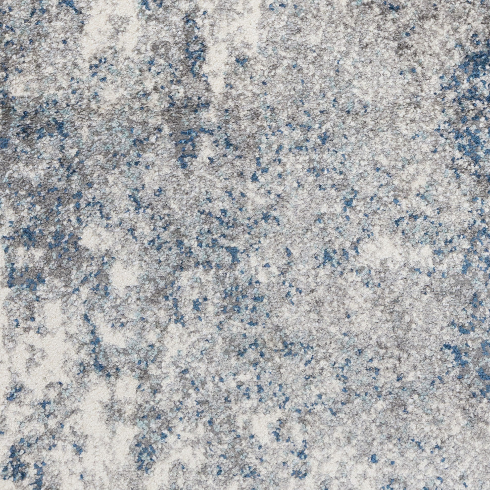 Yasmin Acy Area Rug, Blue, 5'3" x 7'3", Abstract