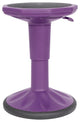 Carter Adjustable Height Kids Flexible Stool 14" 18" Seat Height, Purple