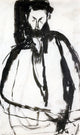 Amedeo Modigliani The Bearded Man, 18"x27" Wall Decal