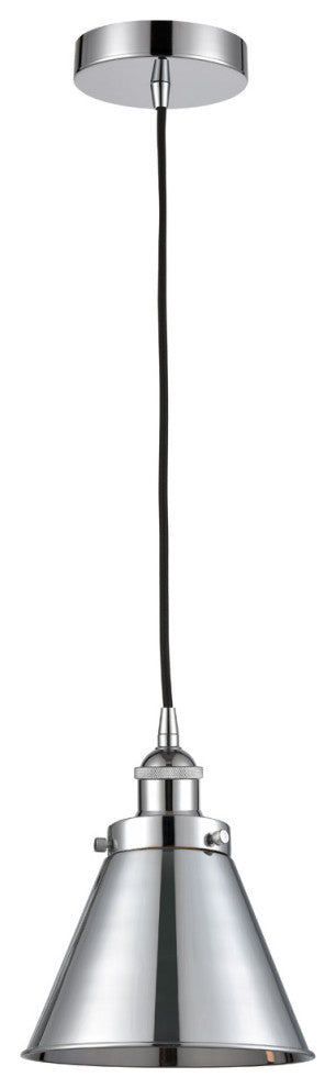 INNOVATIONS LIGHTING 616-1PH-PC-M13-PC Appalachian 1 Light 10 inch Mini Pendant