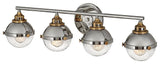 Fletcher 4-Light Bath Vanity in Polished Nickel
