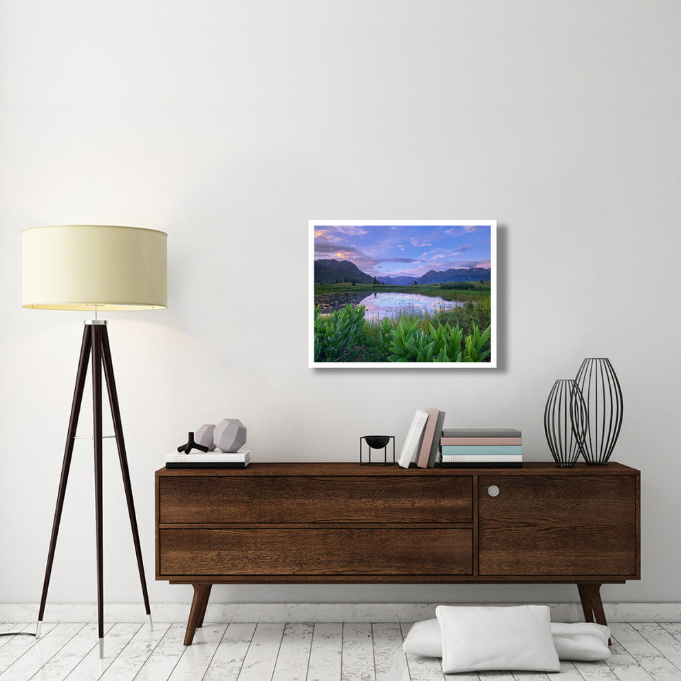 "Grand Turk and Kendall Mountains, Molas Pass, Colorado" Paper Art, 34"x26"