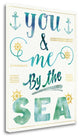 "Coastal Words II" By Jess Aiken, Giclee Print on Gallery Wrap Canvas