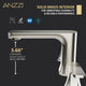 2-Handle 3-Hole Widespread Bathroom Faucet, Brushed Nickel