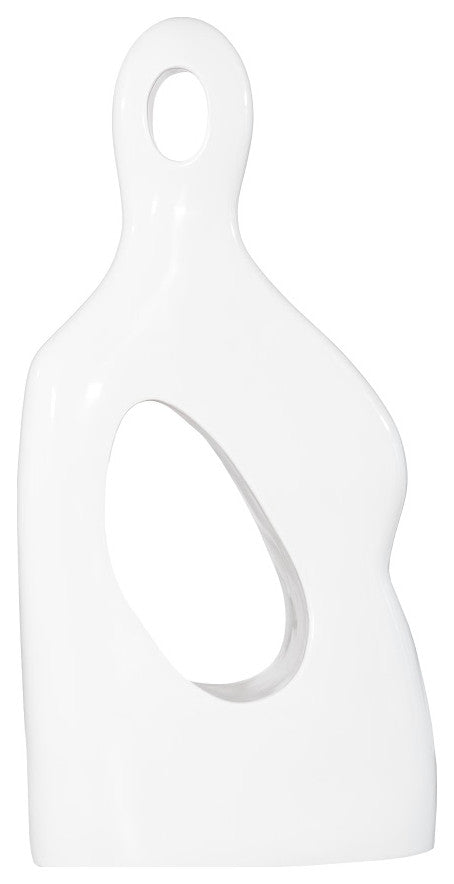 Male Sculpture, Gel Coat White, Colossal