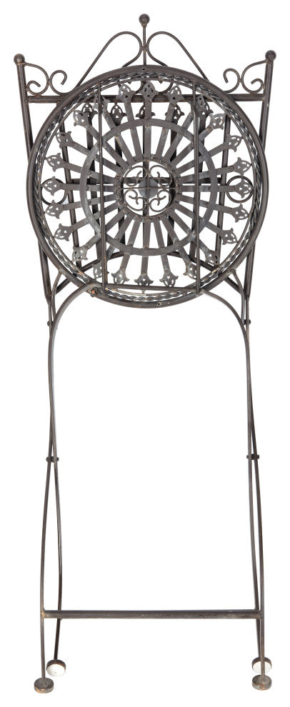 Safavieh Belen Bistro Set, One Table and Two Chairs Black Rust