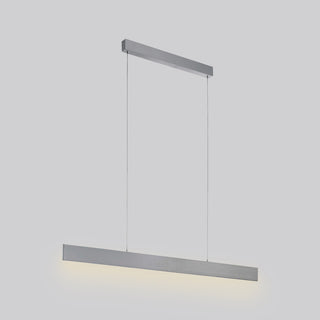 1x33W LED Linear Pendant, Brushed Aluminum Finish