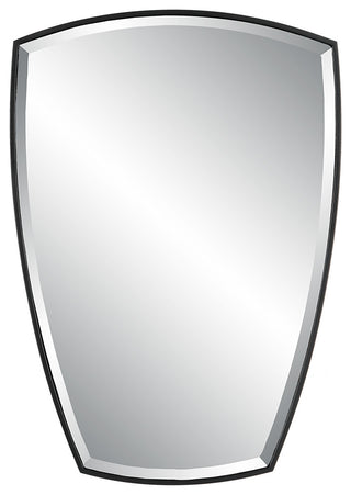 Uttermost Crest Curved Iron Mirror