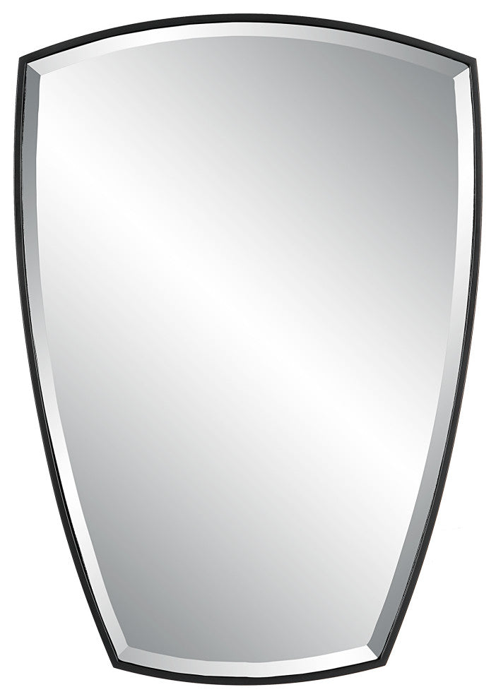 Uttermost Crest Curved Iron Mirror