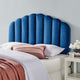 Headboard, King Size, Velvet, Blue Navy, Modern Contemporary, Bedroom Master