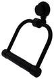 Venus 2 Post Toilet Tissue Holder With Twist Accents, Matte Black