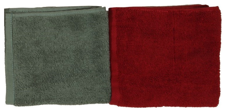 Wash Cloth, 12"x12", Turquoise, 4 Piece