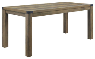 ACME Abiram Dining Table, Rustic Oak