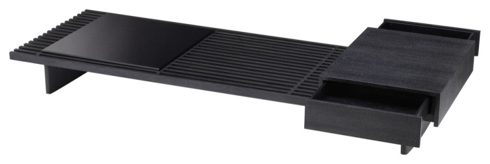 Charcoal Gray Oak Coffee Table | Eichholtz The Crest