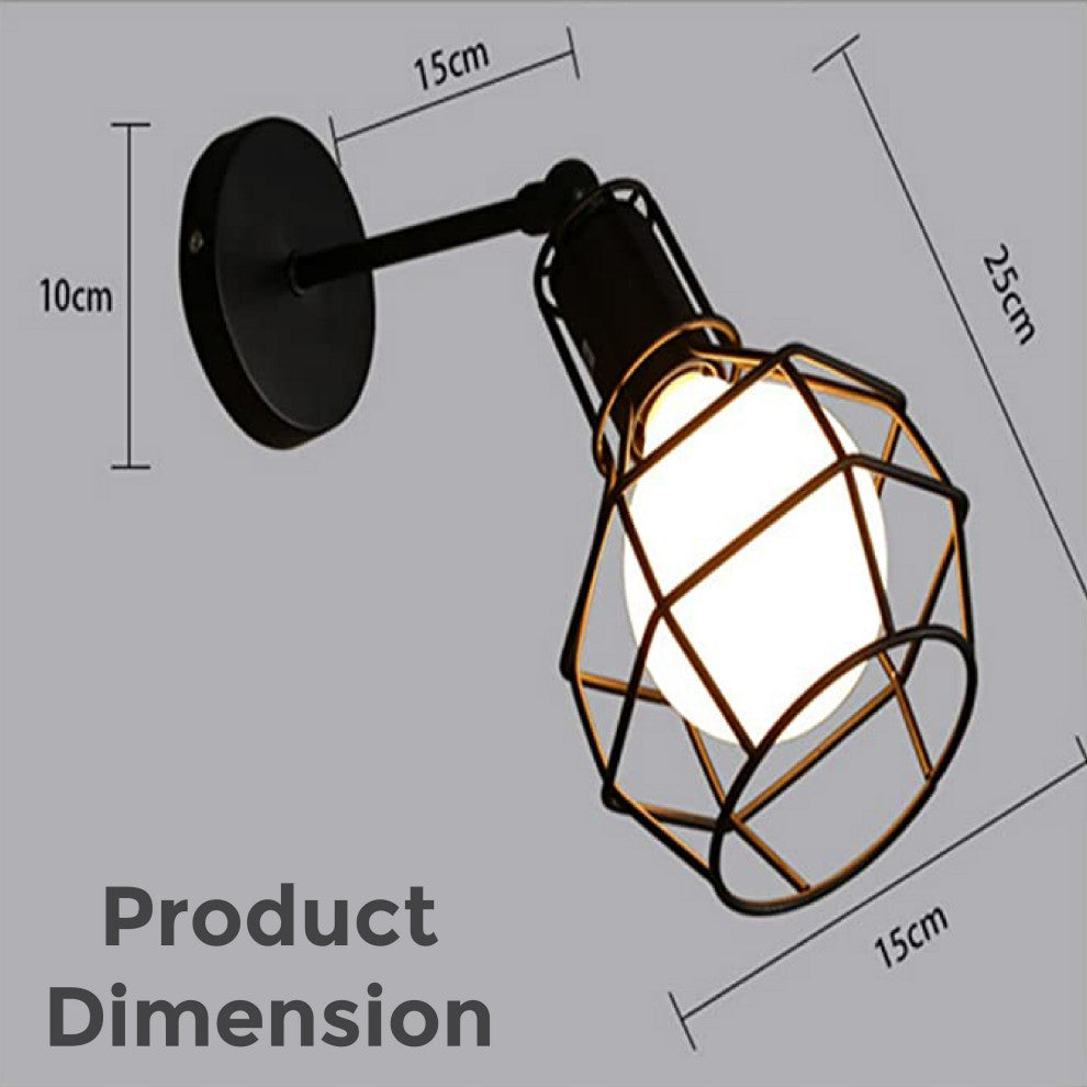 1 pack wall sconce Black farmhouse cutter wall sconce lighting