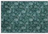 Premium Machine Washable Mayfield AMF680 Teal 1'8" x 2'6" Rug
