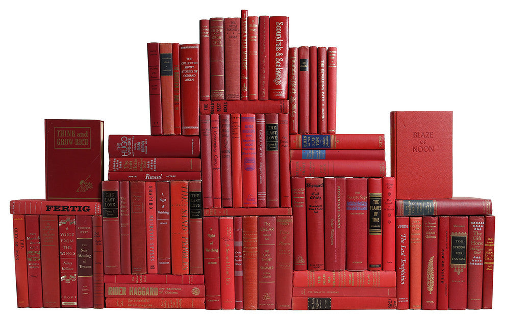 Vintage Orchard Book Wall, Set of 75