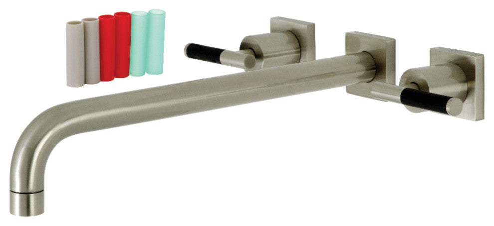 KS6048CKL Wall Mount Tub Faucet, Brushed Nickel