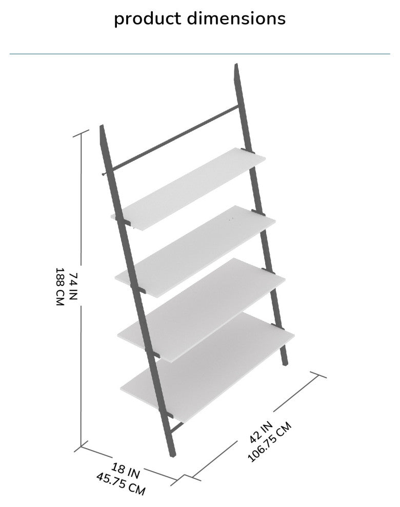 Lasalle Ladder Shelf, Walnut