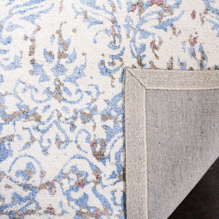 Safavieh Expression Collection EXP477 Rug, Ivory/Blue, 8'x10'