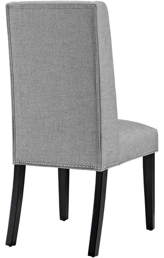 Light Gray Baron Dining Chair Fabric Set of 2