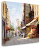 "Marche Parisien" By George Bates, Giclee Print on Gallery Wrap Canvas