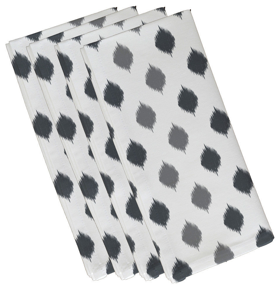 Decorative Holiday Napkin, Set of 4, Gray