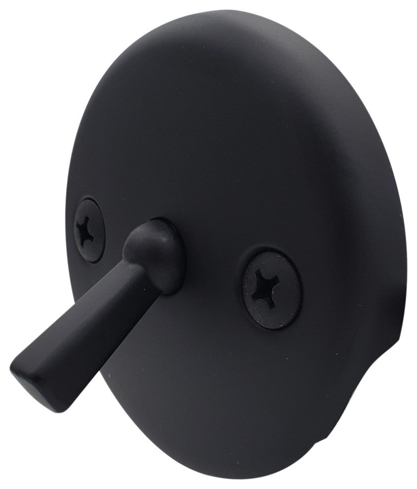 Beehive Grid Bath Waste - 22" Make-Up, 17 Ga. Tubing In Oil Rubbed Bronze, Powder Coated Flat Black