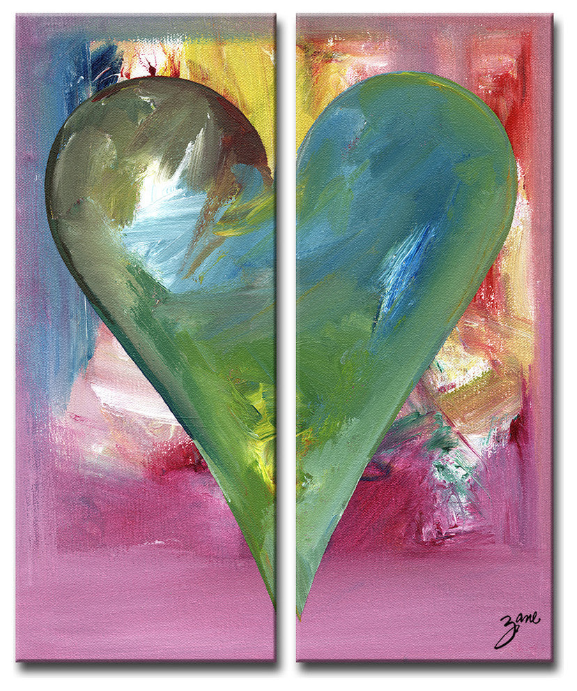 Heartwork "Anna" 2-Piece Canvas Art Set, 40"x16"