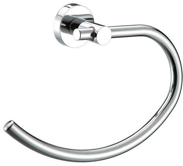 Pamex Solano Towel Ring, Chrome