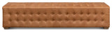 Beam Bench Tufted Leather
