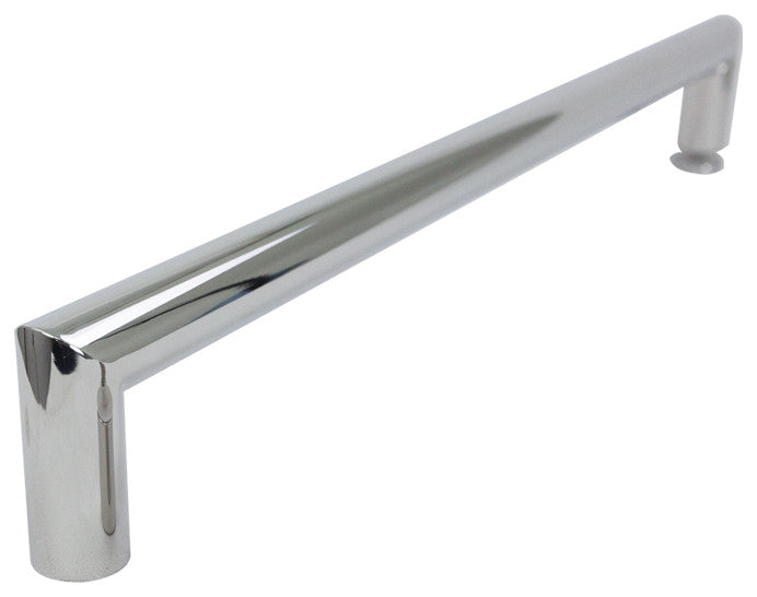 Madeline 60"x60" Frameless Shower Door with Fixed Panel in Polished Chrome