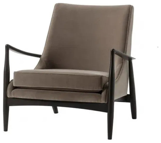 Sonder Living Pierce Chair | Vadit Chocolate / Mocha Frame
