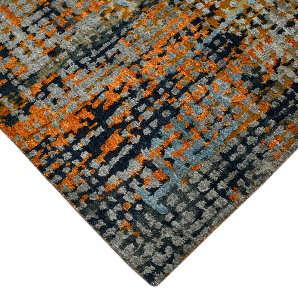 Serena Garland Area Rug, Orange, 9' x 12', Abstract