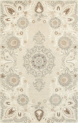 Oriental Weavers Craft Collection Sand/ Ash Floral Indoor Area Rug 3'6"X5'6"