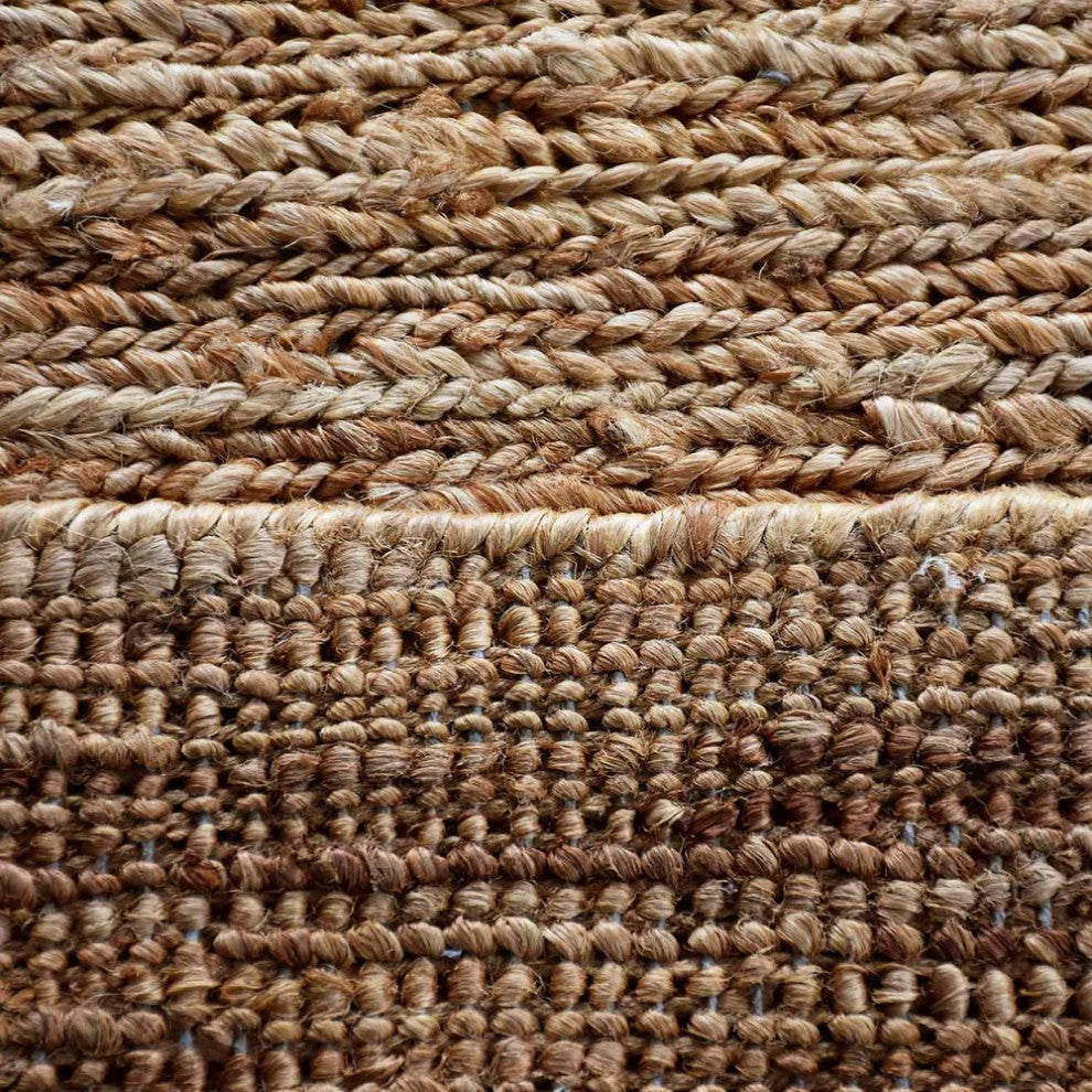 HAND KNOTTED SUMAK JUTE ECO-FRIENDLY SOLID AREA RUGS, Brown,Contemporary,Outdoor