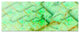 Light Green Electric Lightning, Abstract Art on Canvas, 83"x32", 7 Panels