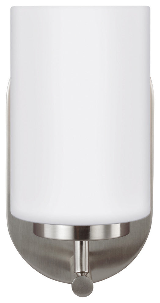 Oslo 1-Light Wall / Bath Sconce, Brushed Nickel