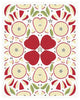 "Retro Apple Otomi" Digital Paper Print by Elyse DeNeige, 22"x26"