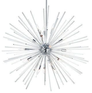 Maxim 28666 Polaris 16 Light 40"W Sputnik Chandelier - Polished Chrome / Clear