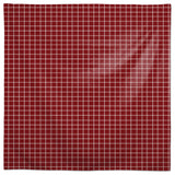 Line Grid Red 58x58 Tablecloth