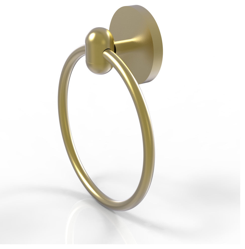 Tango Towel Ring, Satin Brass