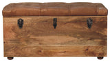 Buffalo Hide Oak-ish Storage Trunk